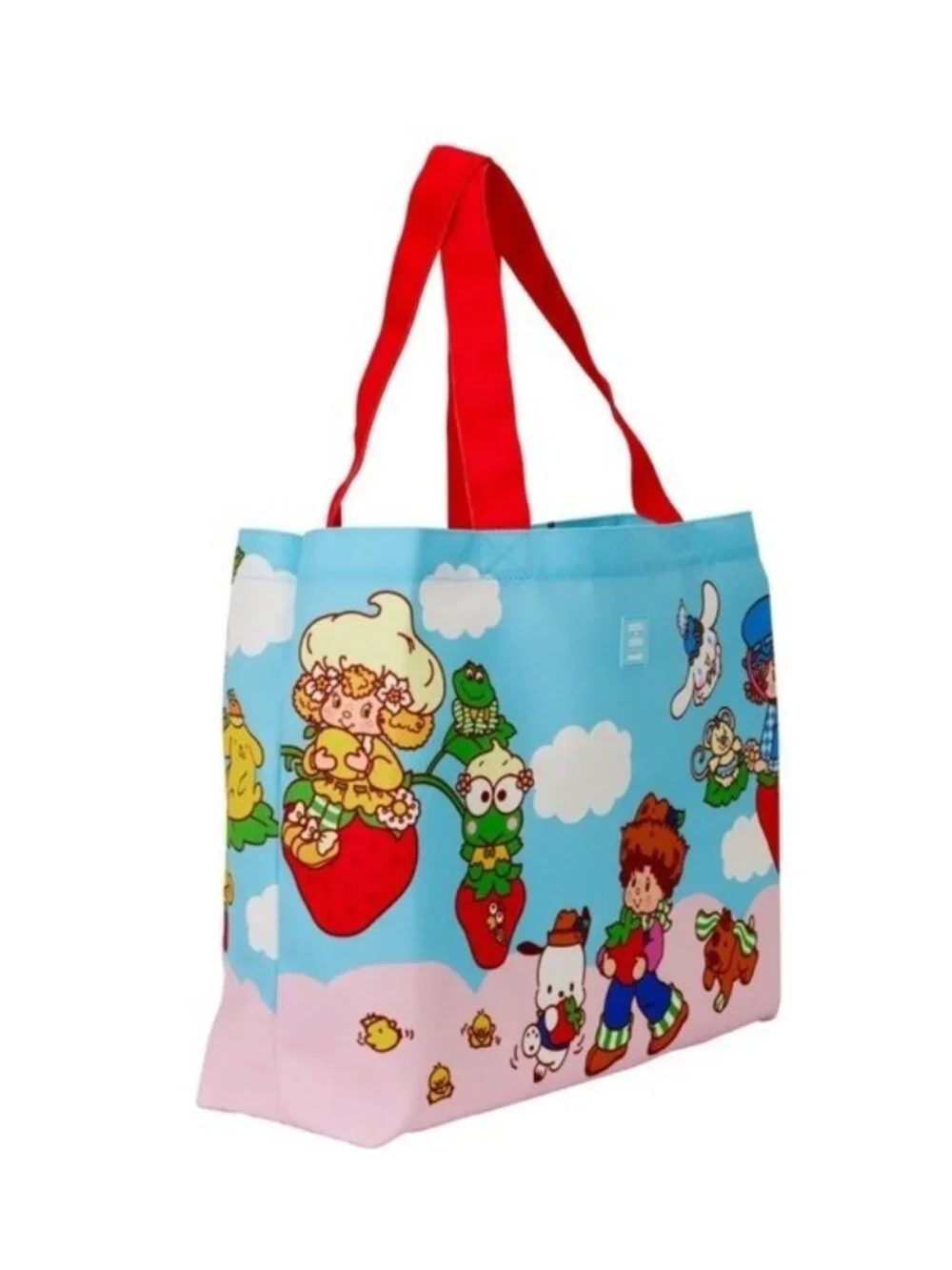 Sanrio Loungefly Hello Kitty Strawberry Shortcake Character XL Tote Bag NWT